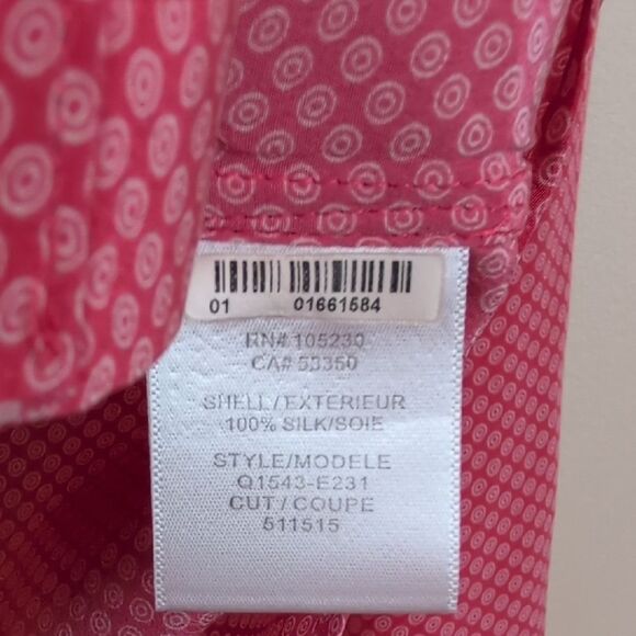 Equipment Femme Button Front Long Sleeve Silk Blouse Top Size M - Picture 6 of 13